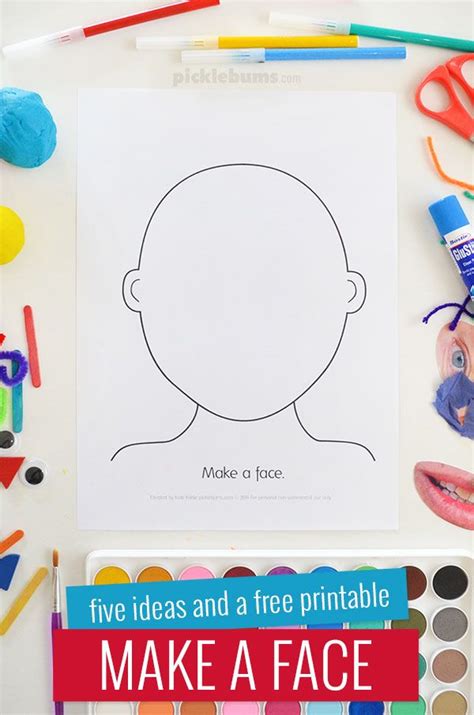 Make A Face Activity Printable