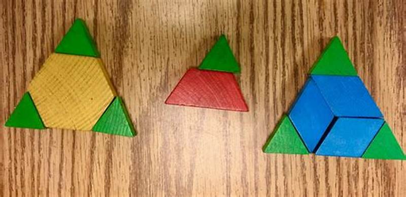 Make A Triangle With Five Pattern Blocks