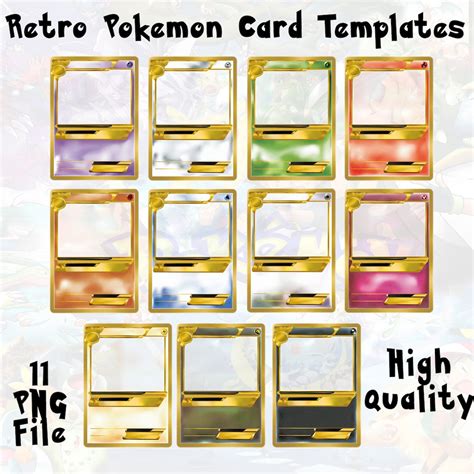 Make Your Own Pokemon Card Template