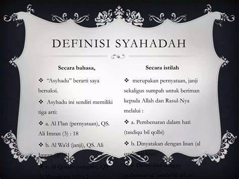 Makna Syahadat