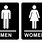 Man/Woman Restroom Sign