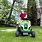 Man Riding Lawn Mower