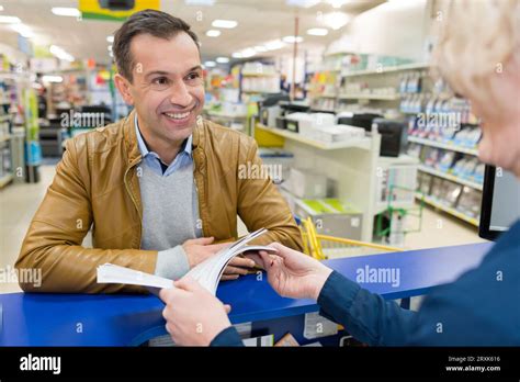 Man buying something