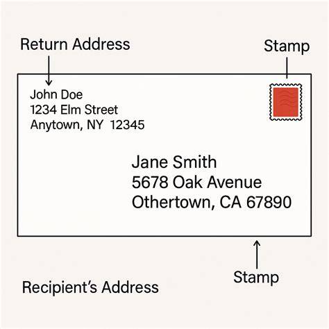 Man writing address on envelope