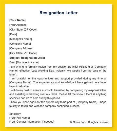 Man writing resignation letter