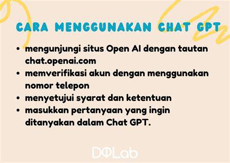 Manfaat Menggunakan Chat GPT