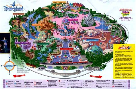 Map Of Disneyland Printable