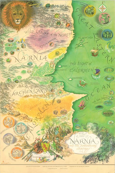Map Of Narnia Printable