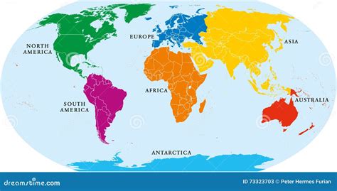 Mapa Del Mundo Con Los