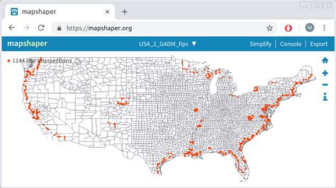 Mapshaper Interface