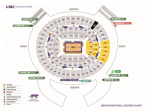Maravich Center Seating Chart