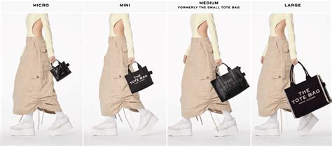Marc Jacobs Tote Bag Size Chart