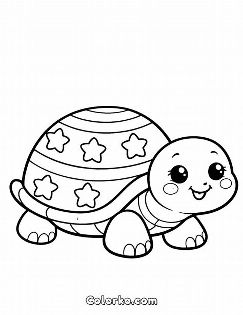 Mario Turtle Shell Coloring Page