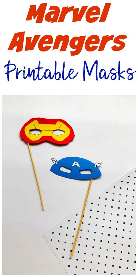 Marvel Masks Printable
