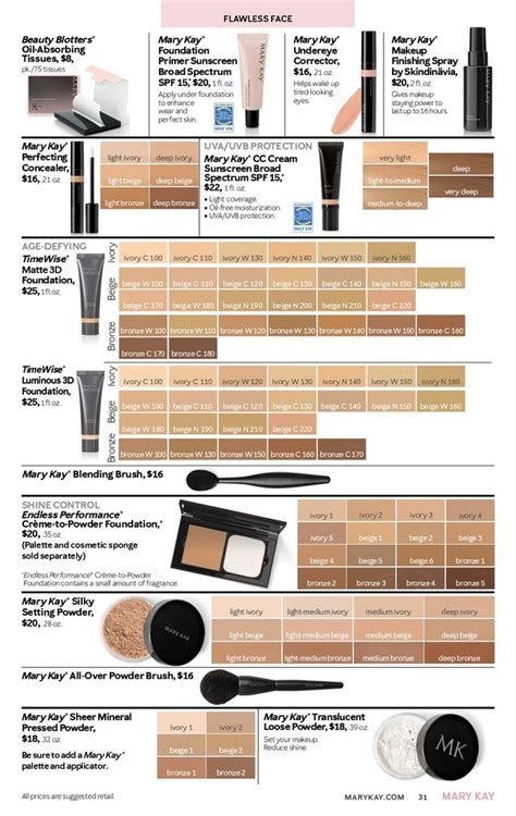 Mary Kay Makeup Catalog