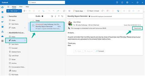 Master Outlook Schedule Emails