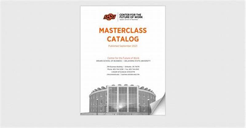 Masterclass Course Catalog