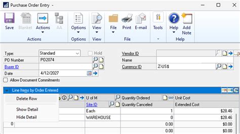 Mastering Purchase Order Statuses Dynamics GP