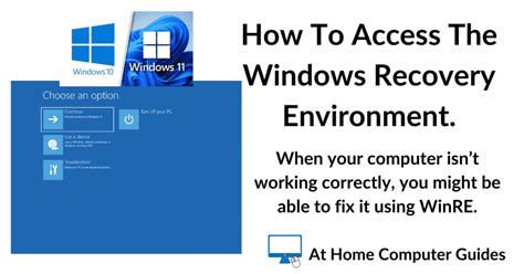 Mastering Windows: A Comprehensive Guide to Managing the Recovery Environment (WinRE)