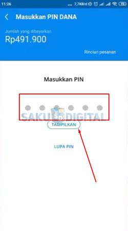 Masukkan PIN DANA