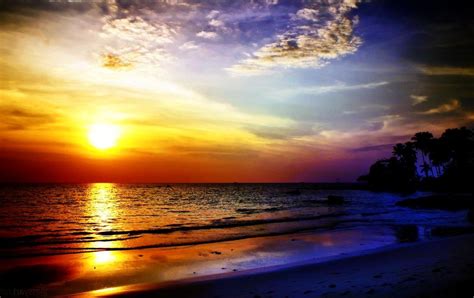 Matahari Terbenam di Belitung