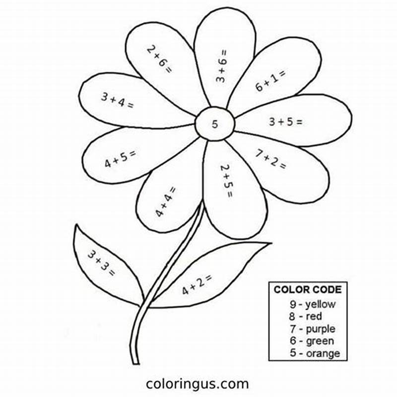 Math Coloring Printables