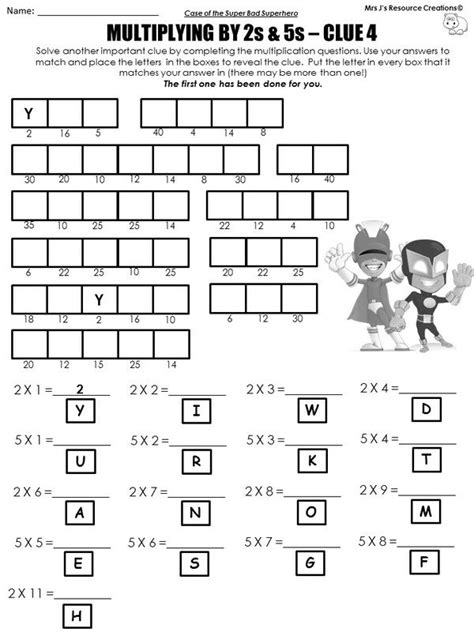 Math Mysteries Printable Free