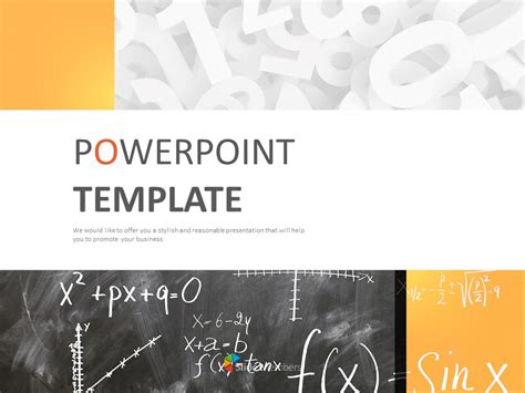 Mathematics Powerpoint Template