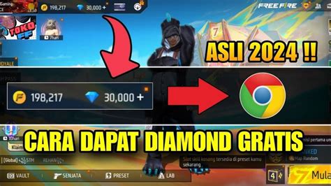 Mau Diamond FF Gratis Tutorial Booyah Sale