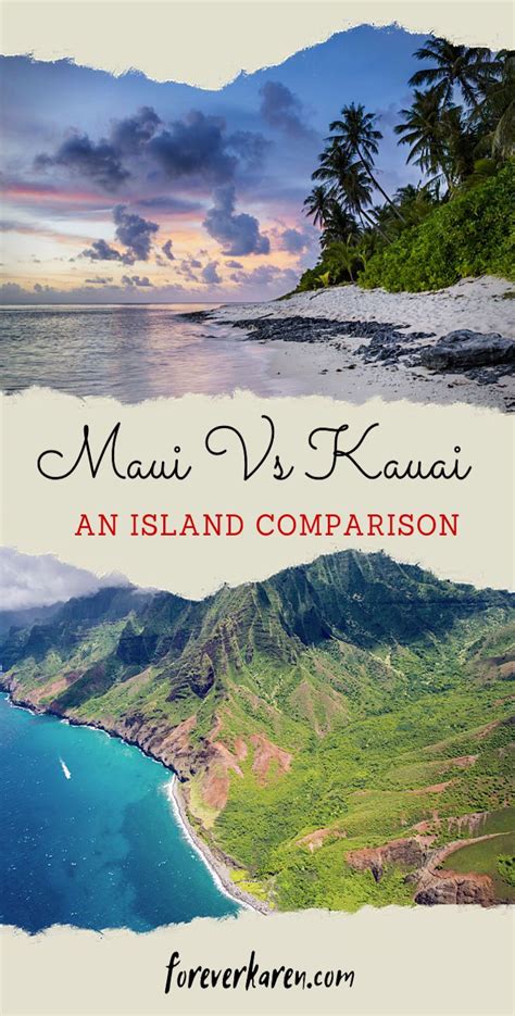 Maui vs Kauai Size