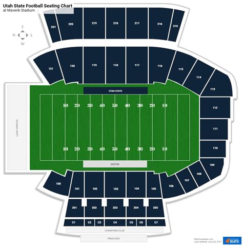 Maverik Stadium Seating Chart