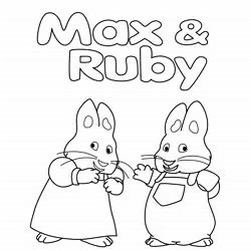 Max And Ruby Coloring Pages To Print