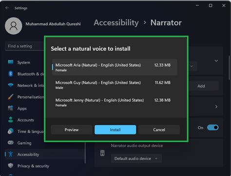 Maximize Narrator Natural Voices Windows 11