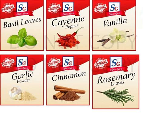 Mccormick Spice Labels Template For Costume