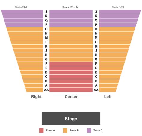 Meadowbrook Theater Seating Chart