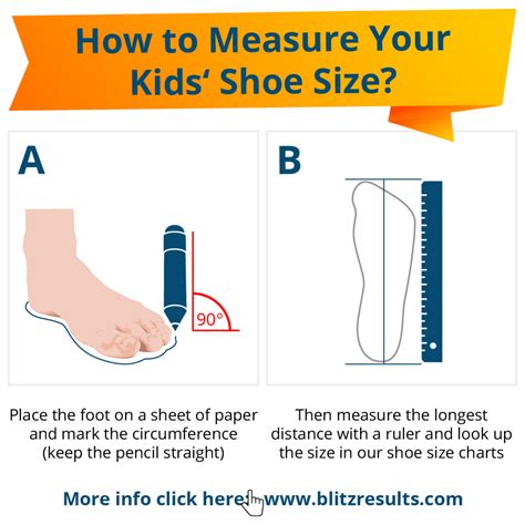 Measure Shoe Size Chart