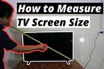 Measuring TV Screen
