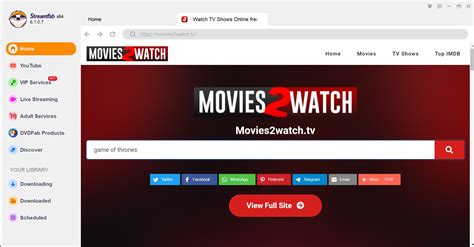 Media Library of Movies2Watch App