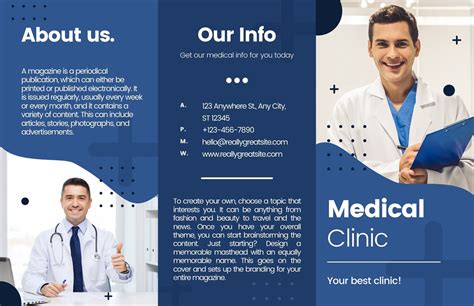 Medical Brochure Template