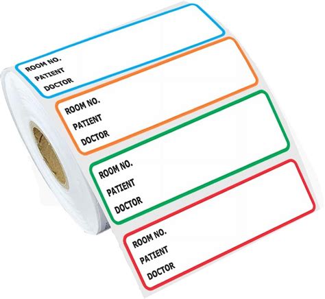 Medical Chart Letter Stickers