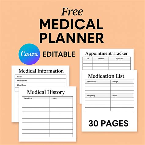 Medical Planner Printable