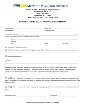 Medstar Doctors Note Template