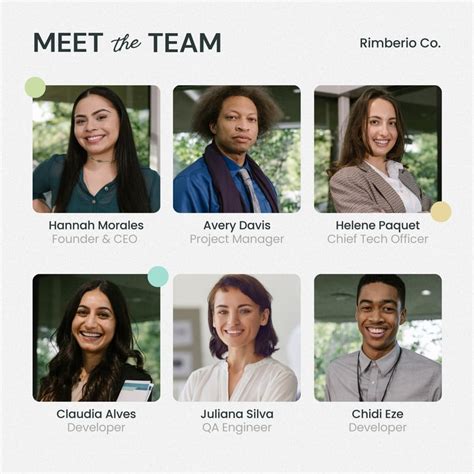 Meet Our Staff Template