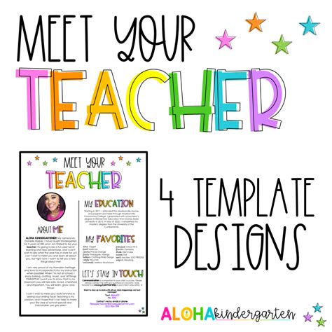 Meet The Teacher Template Free Editable