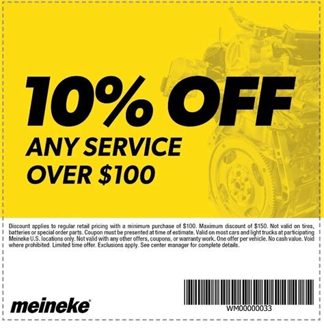 Meineke Coupon $25 Printable