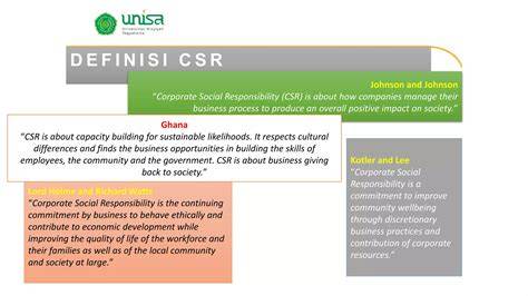 Memahami Konsep Dasar CSR