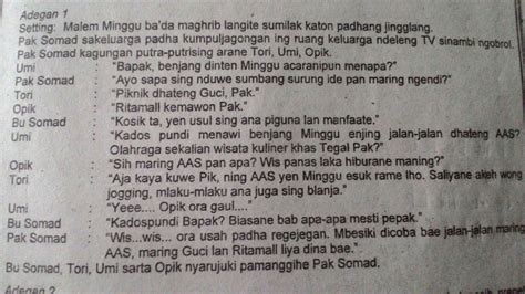 Memakai Dialog Bahasa Jawa