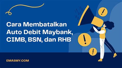 Membatalkan debit otomatis