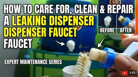Membersihkan Keran Dispenser