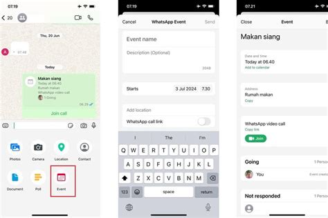 Membuat Event di WhatsApp